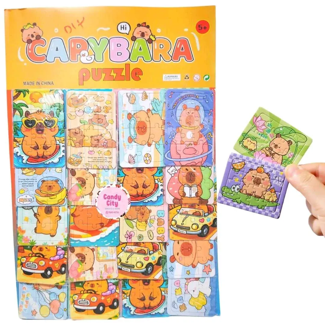 Carton rompecabezas Capibara (20 unidades)