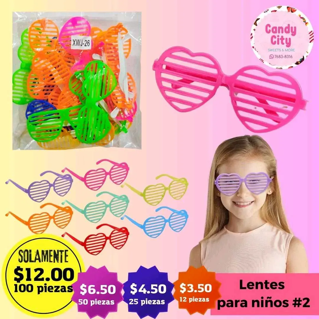 Lentes para niños (100 piezas)