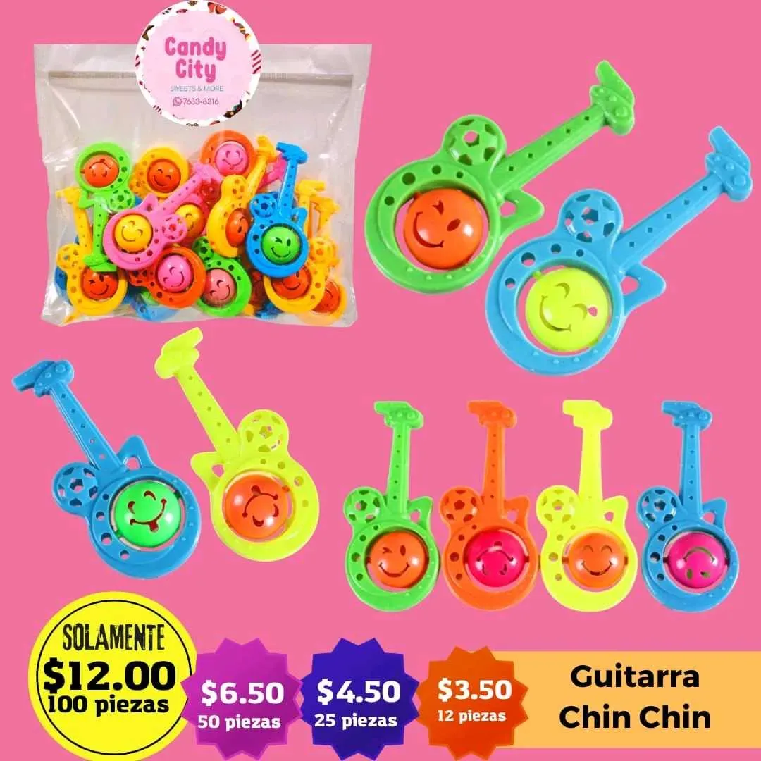 Guitarra Chin Chin (100 piezas)