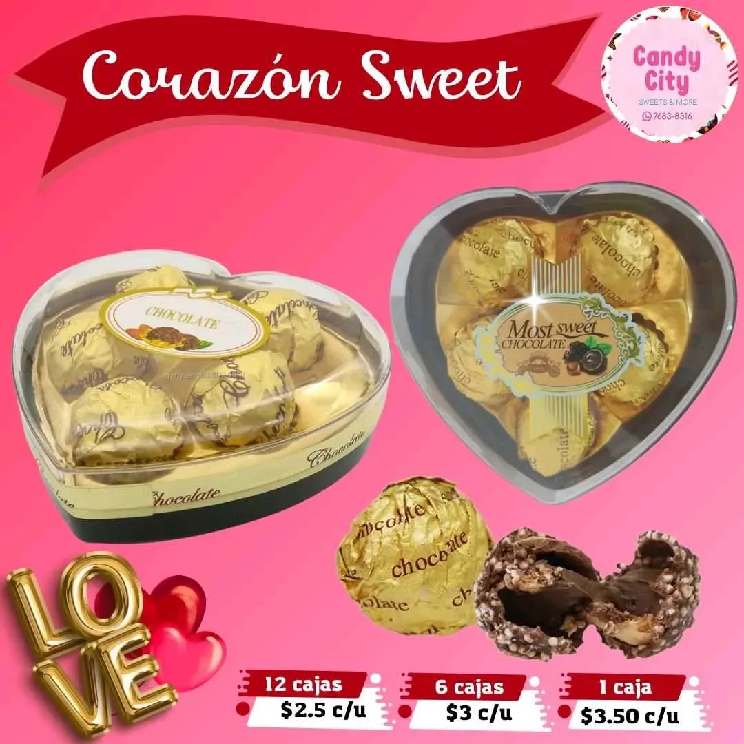 Corazón Sweet (5 Chocolates)