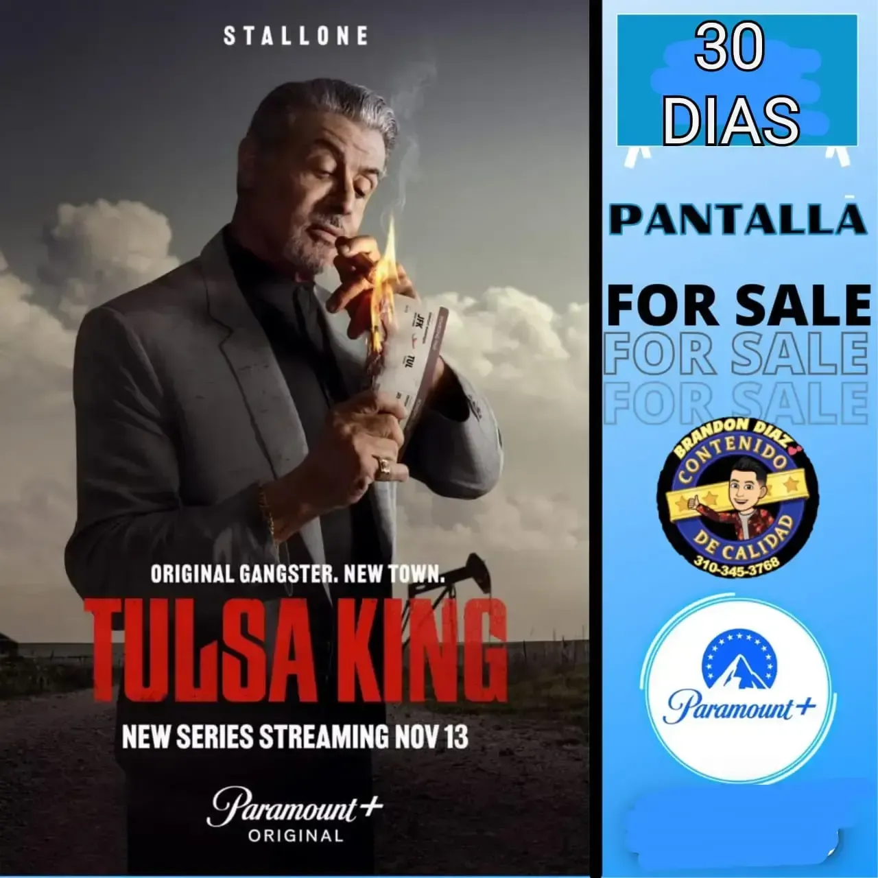 PANTALLA DE PARAMOUNT 1 MES