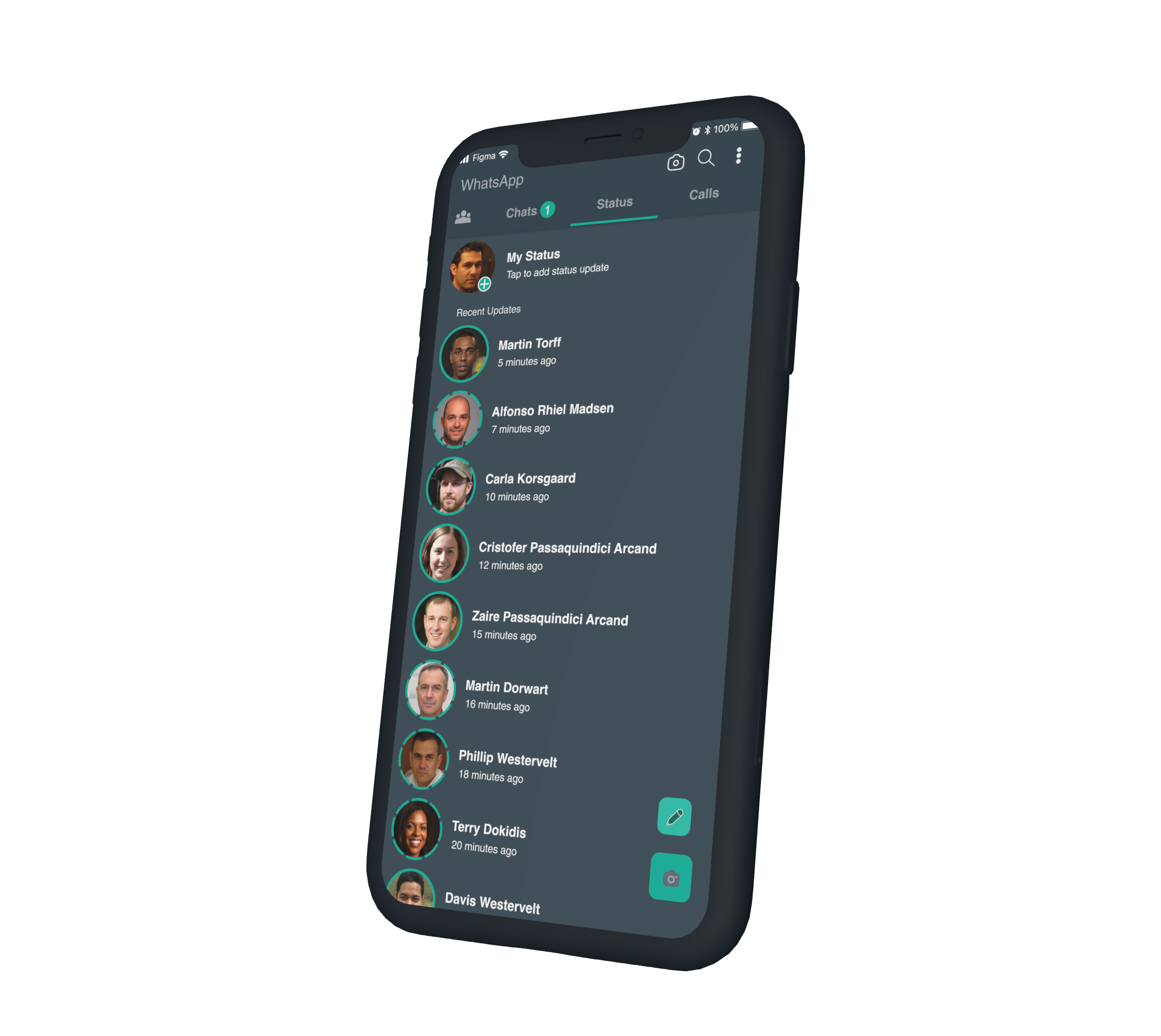Teléfono con WhatsApp
