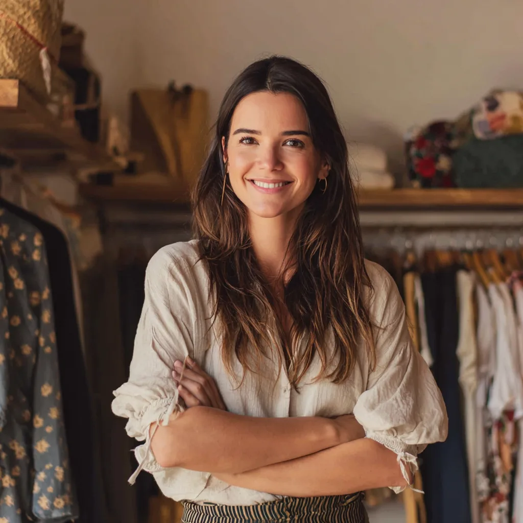 Mujer profesional sonriendo