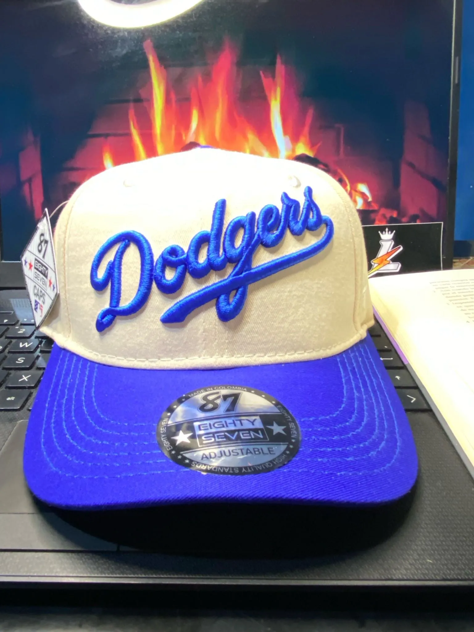 GORRA DODGERS BEICH CURVA