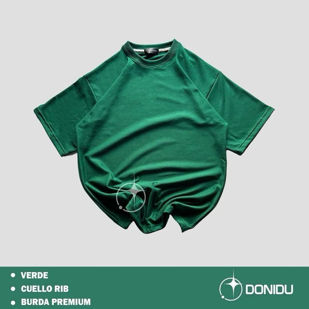 Camiseta OVERSIZE color verde