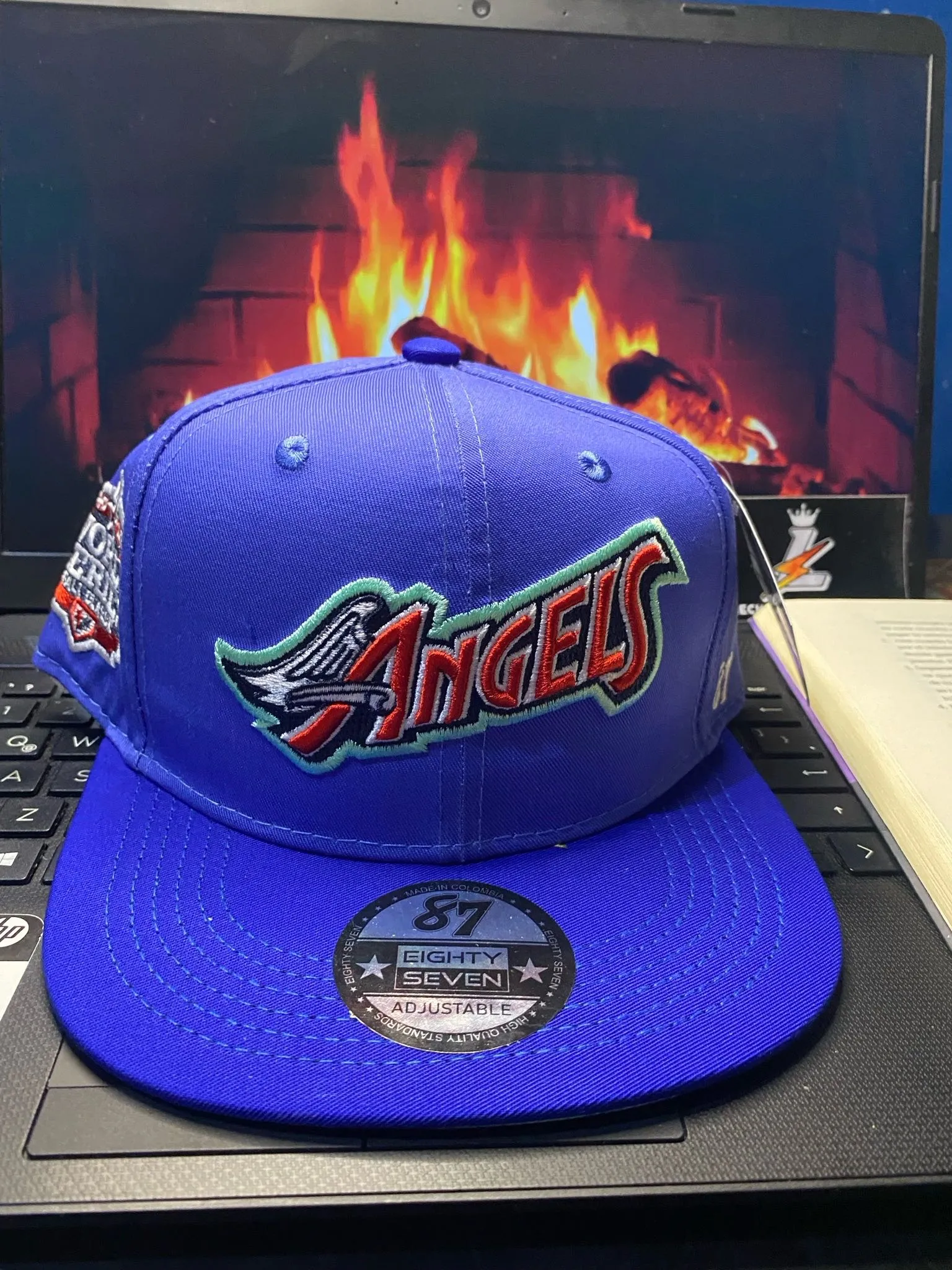 GORRA ANGELS AZUL PLANA