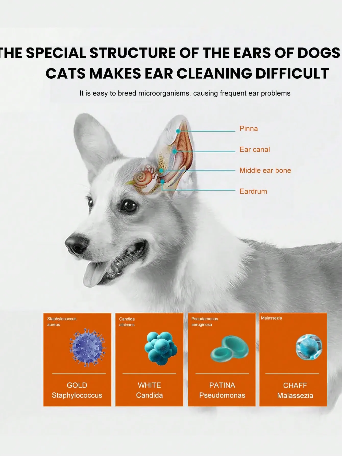 Toallitas limpiadoras de oídos y ojos