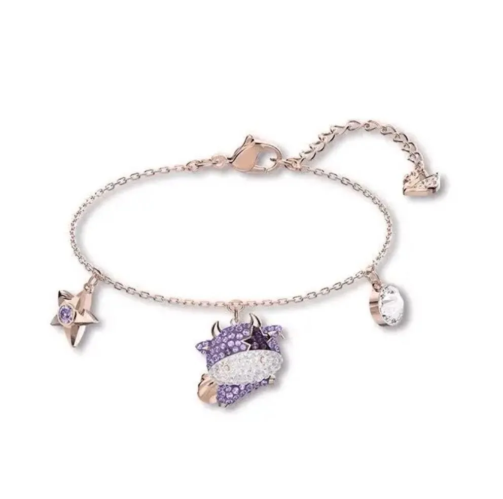 Pulsera Swarovski little cow ajustable 