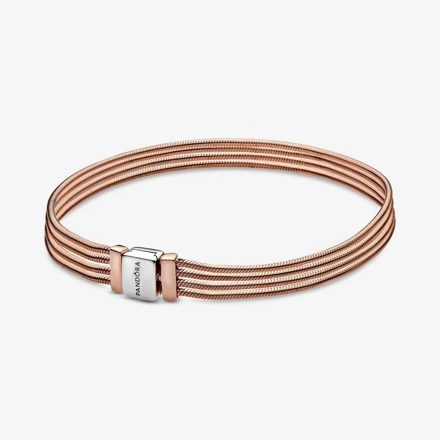 Pulsera pandora Reflexion rose gold talla 18 