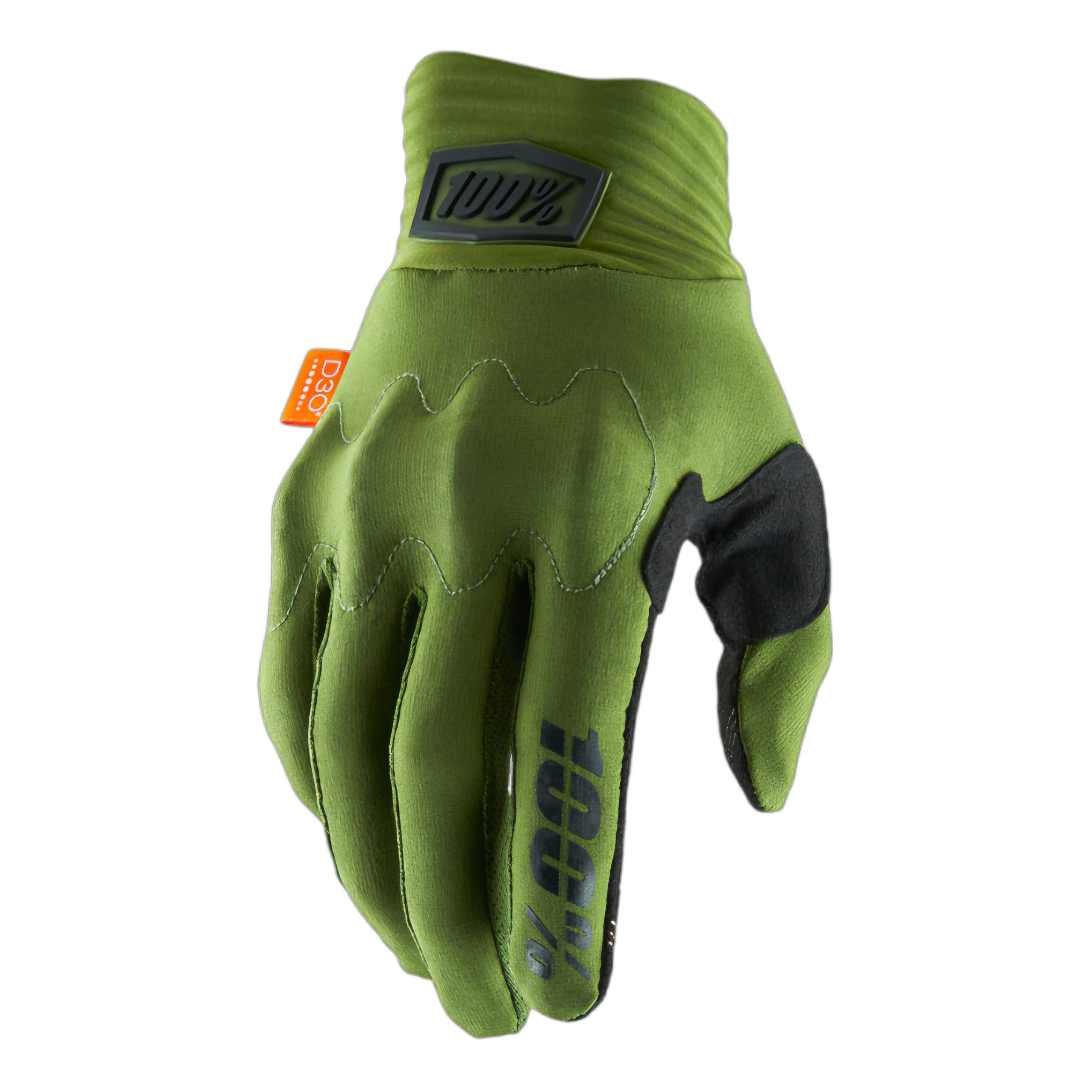 GUANTES CROSS/ENDURO 100% COGNITO ARMY GREEN BLACK