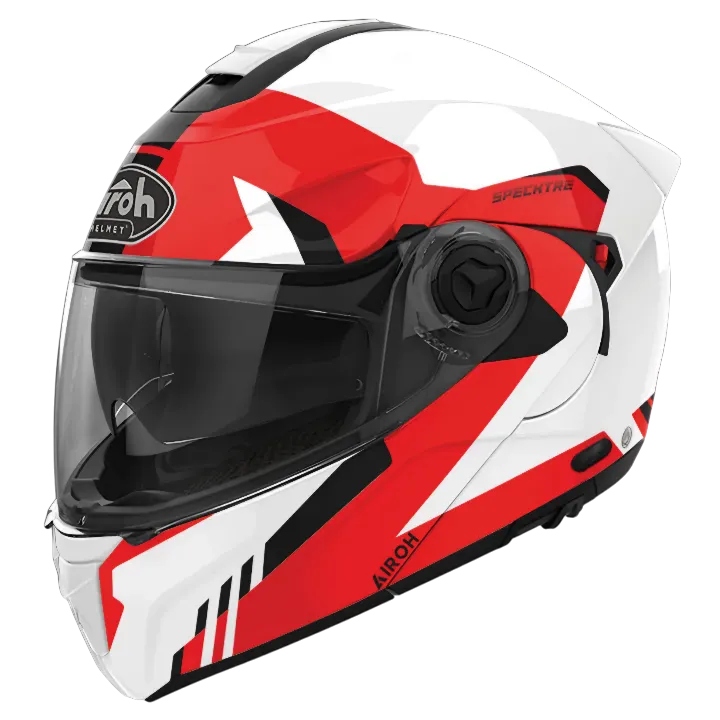 CASCO ABATIBLE AIROH SPECKTRE CLEVER RED GLOSS