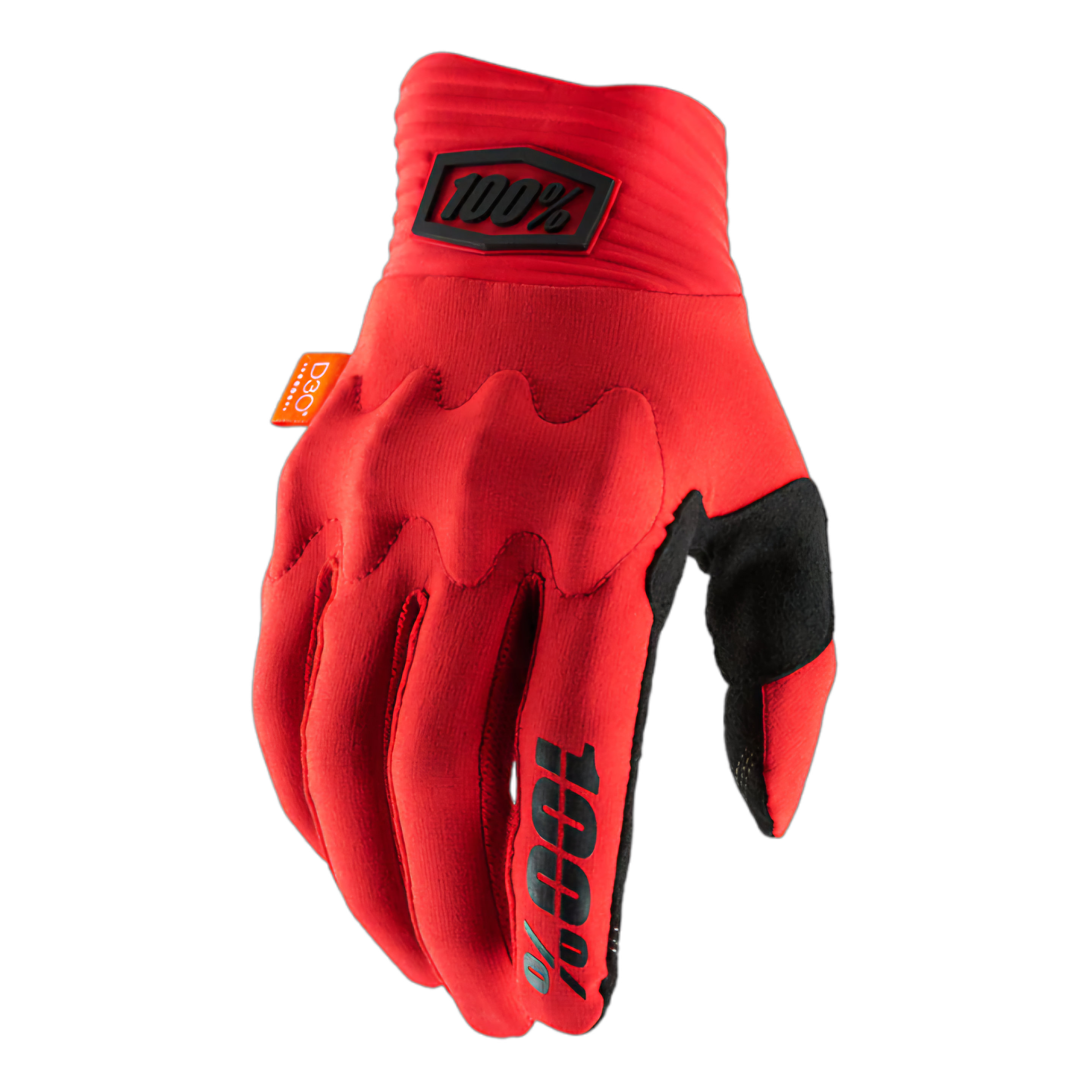 GUANTES CROSS/ENDURO 100% COGNITO RED BLACK