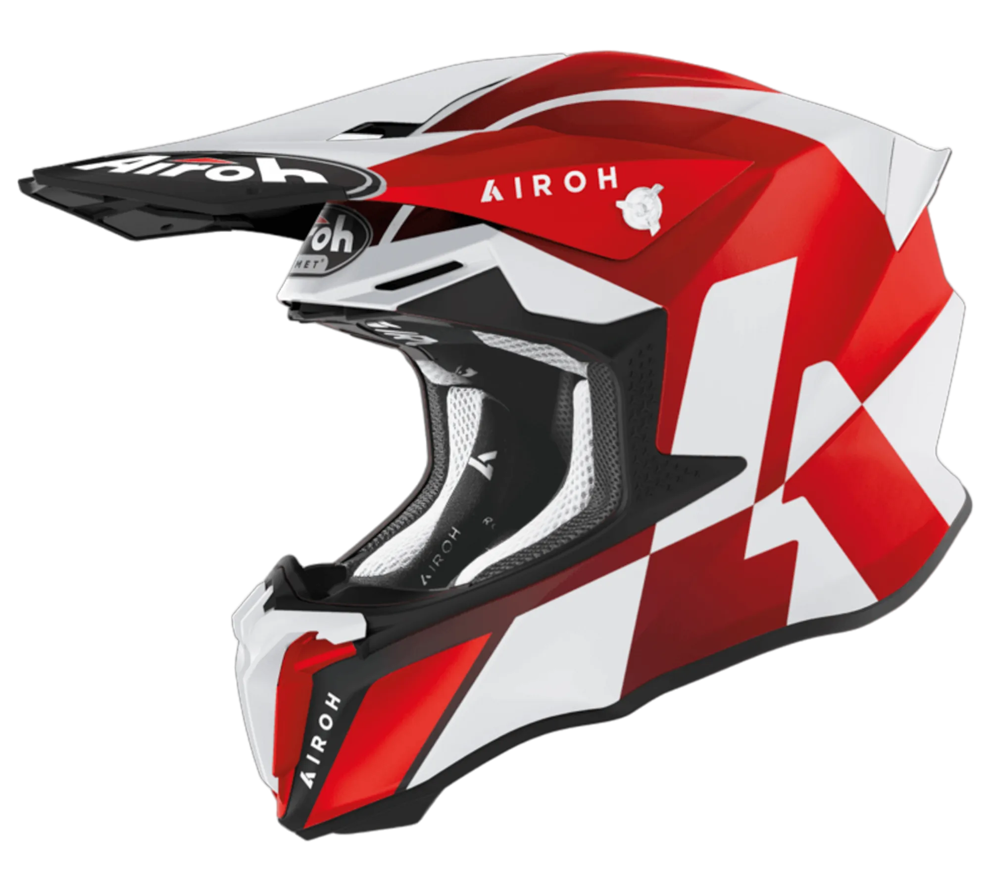 CASCO CROSS/ENDURO AIROH TWIST 2.0 LIFT RED MATT