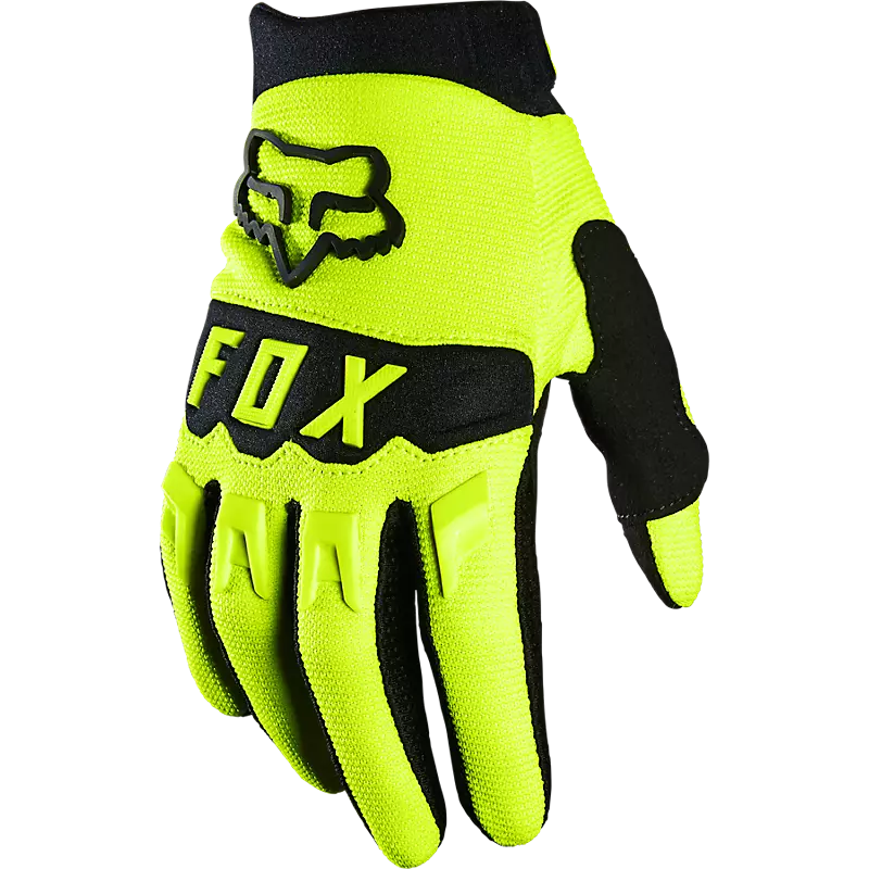 GUANTES CROSS/ENDURO FOX DIRTPAW FLUO YELLOW