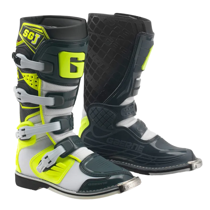 BOTAS CROSS/ENDURO GAERNE SG-J WHITE YELLOW GREY