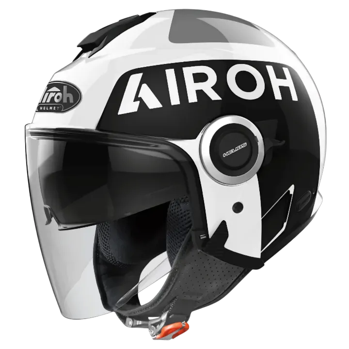 CASCO ABIERTO AIROH HELIOS UP WHITE GLOSS