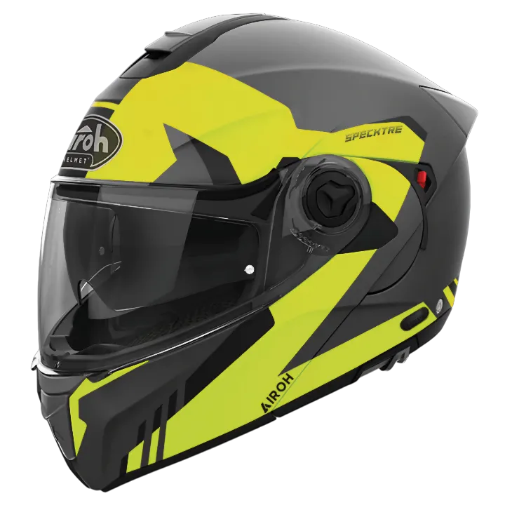 CASCO ABATIBLE AIROH SPECKTRE CLEVER YELLOW MATT