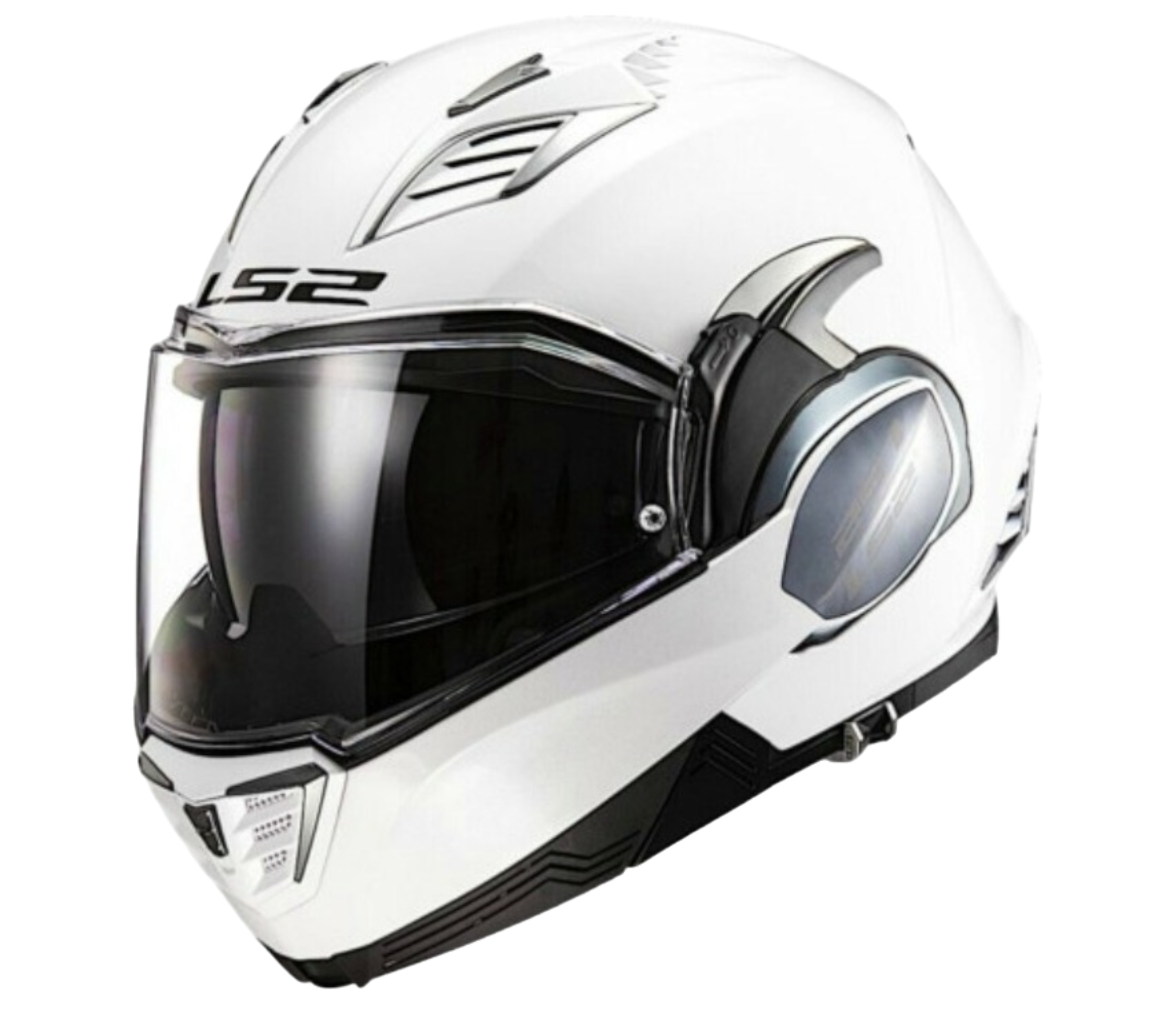 CASCO ABATIBLE LS2 FF900 VALIANT II SOLID GLOSS WHITE