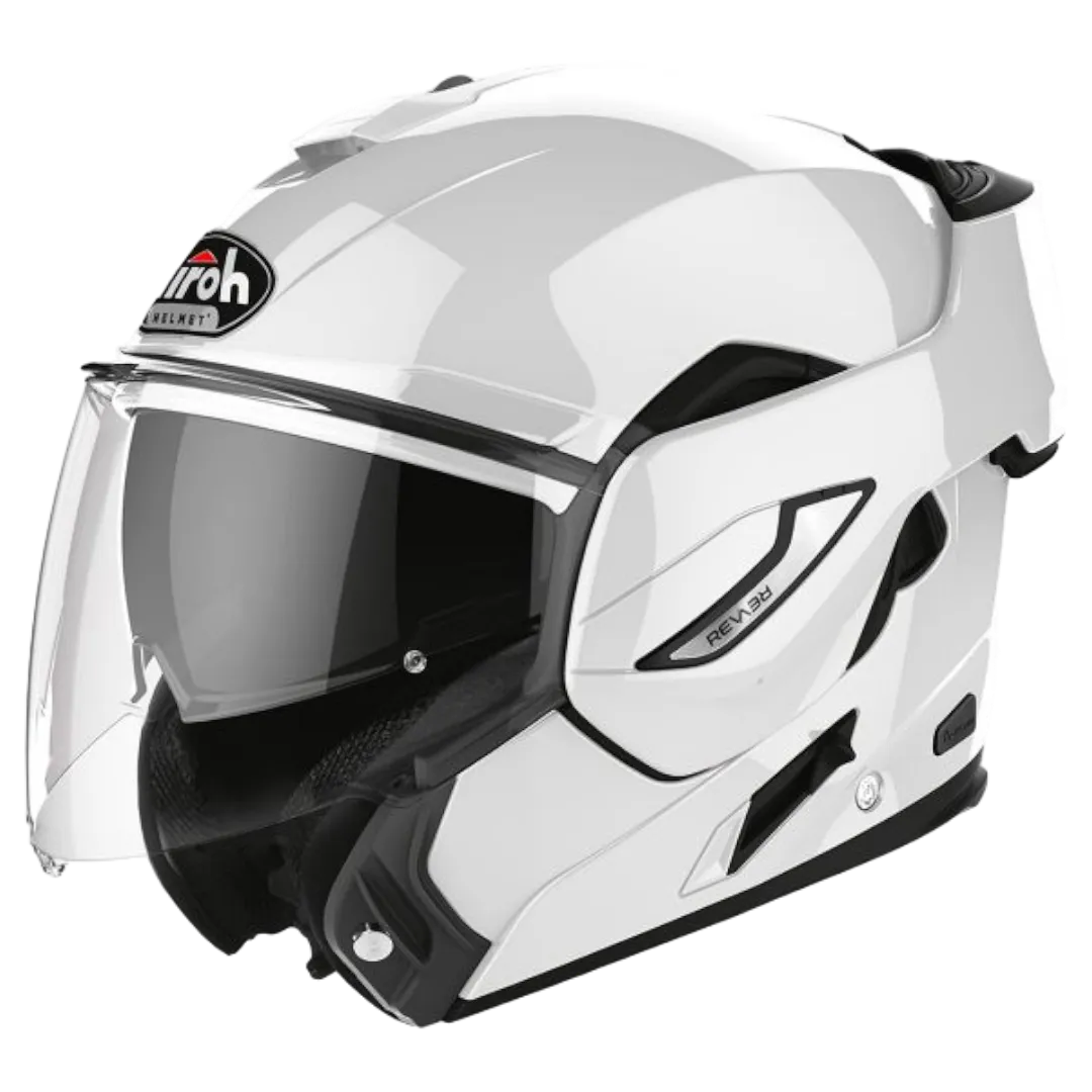 CASCO ABATIBLE AIROH REV19 COLOR WHITE GLOSS