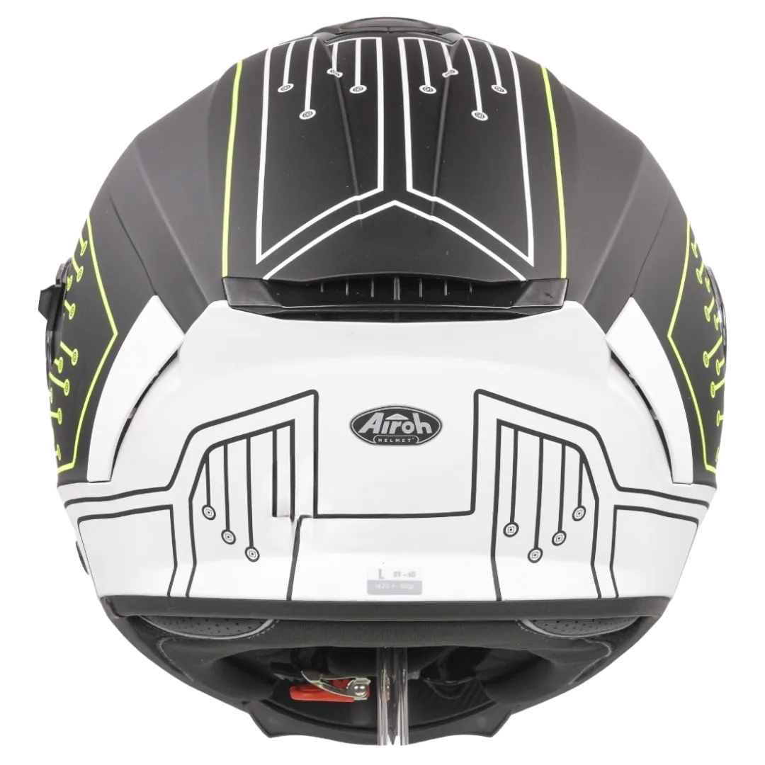 CASCO INTEGRAL AIROH SPARK CYRCUIT BLACK MATT