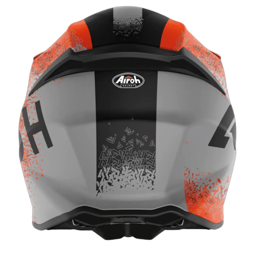 CASCO CROSS/ENDURO AIROH TWIST 2.0 BIT ORANGE MATT