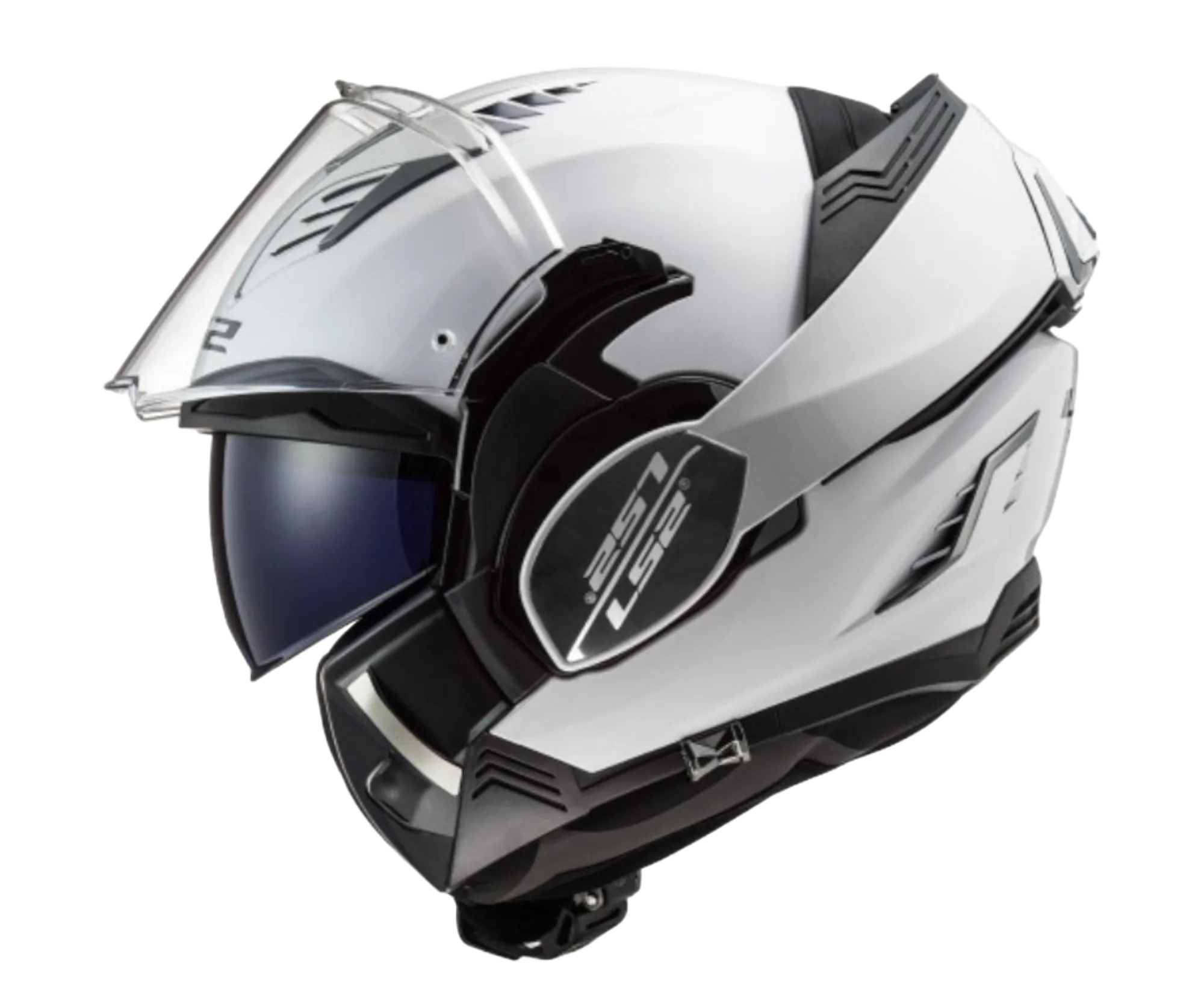 CASCO ABATIBLE LS2 FF900 VALIANT II SOLID GLOSS WHITE