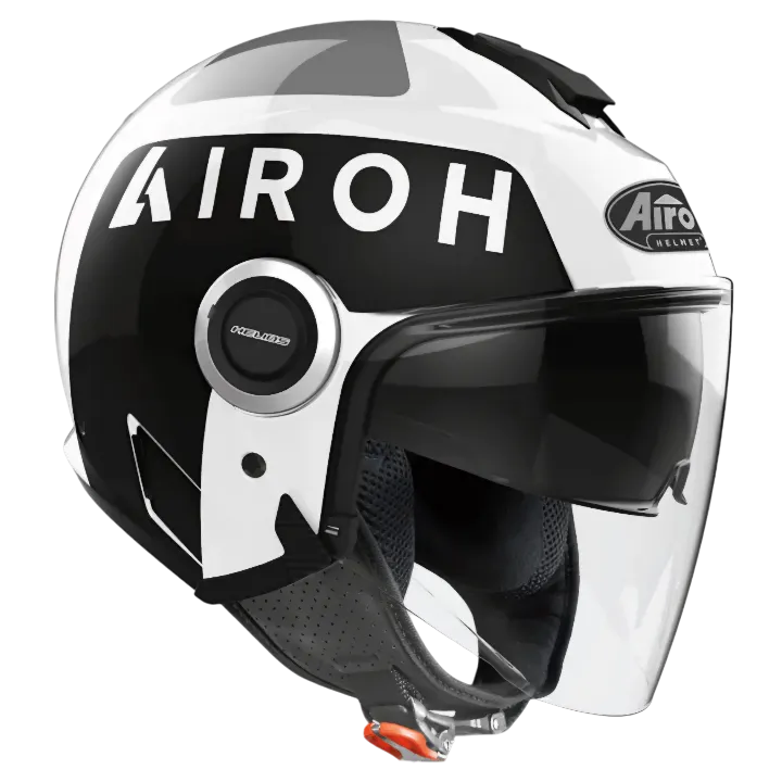 CASCO ABIERTO AIROH HELIOS UP WHITE GLOSS