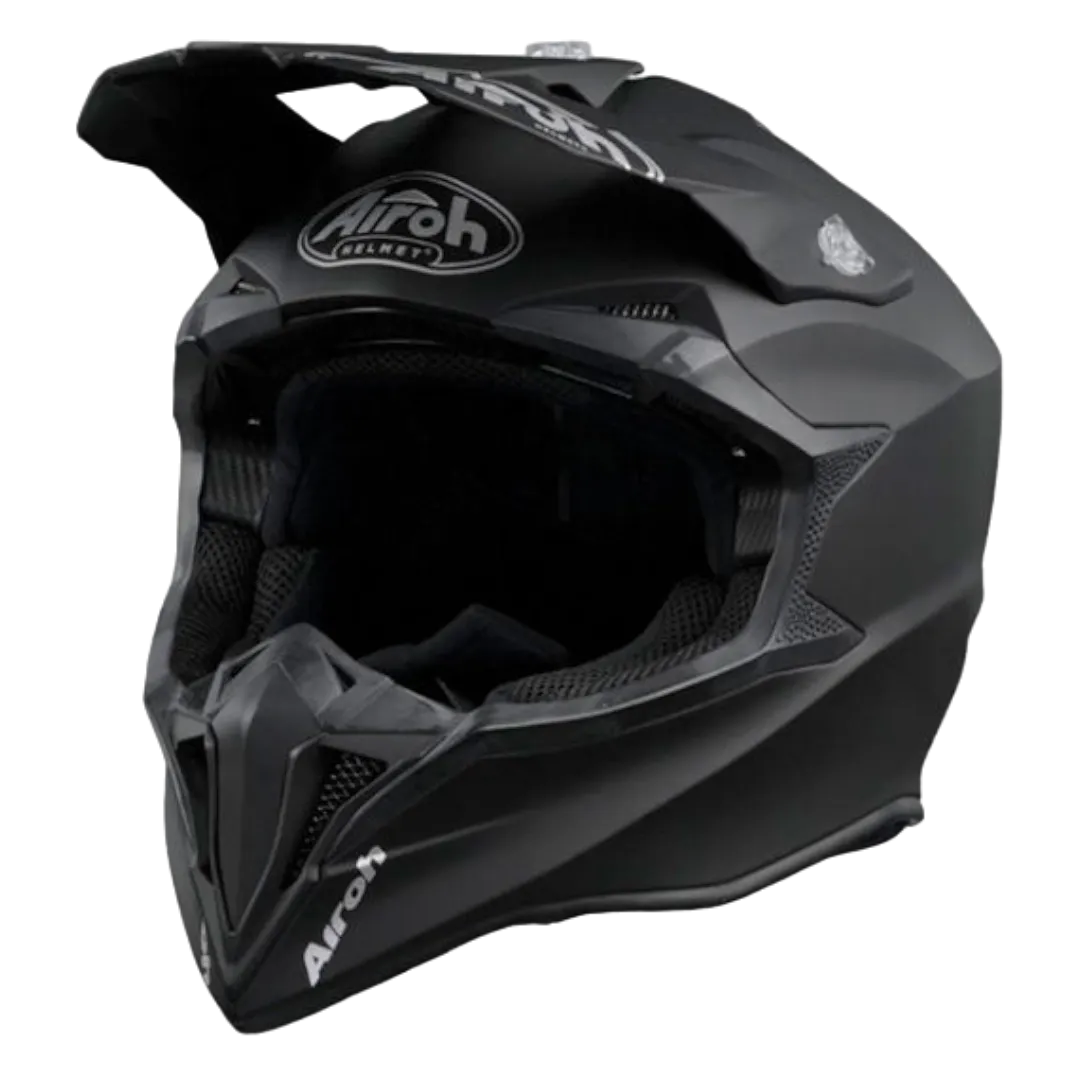 CASCO CROSS/ENDURO AIROH WRAAP COLOR BLACK MATT