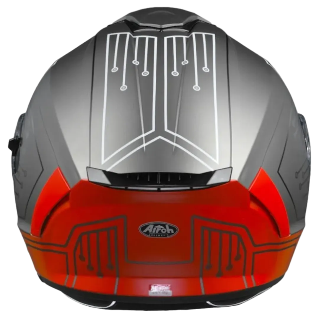 CASCO INTEGRAL AIROH SPARK CYRCUIT RED MATT