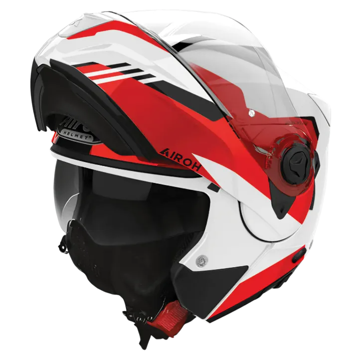 CASCO ABATIBLE AIROH SPECKTRE CLEVER RED GLOSS