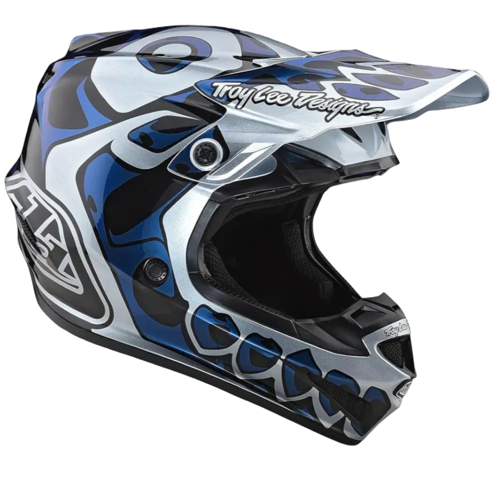 CASCO CROSS/ENDURO TLD SE4 SKULLY SILVER