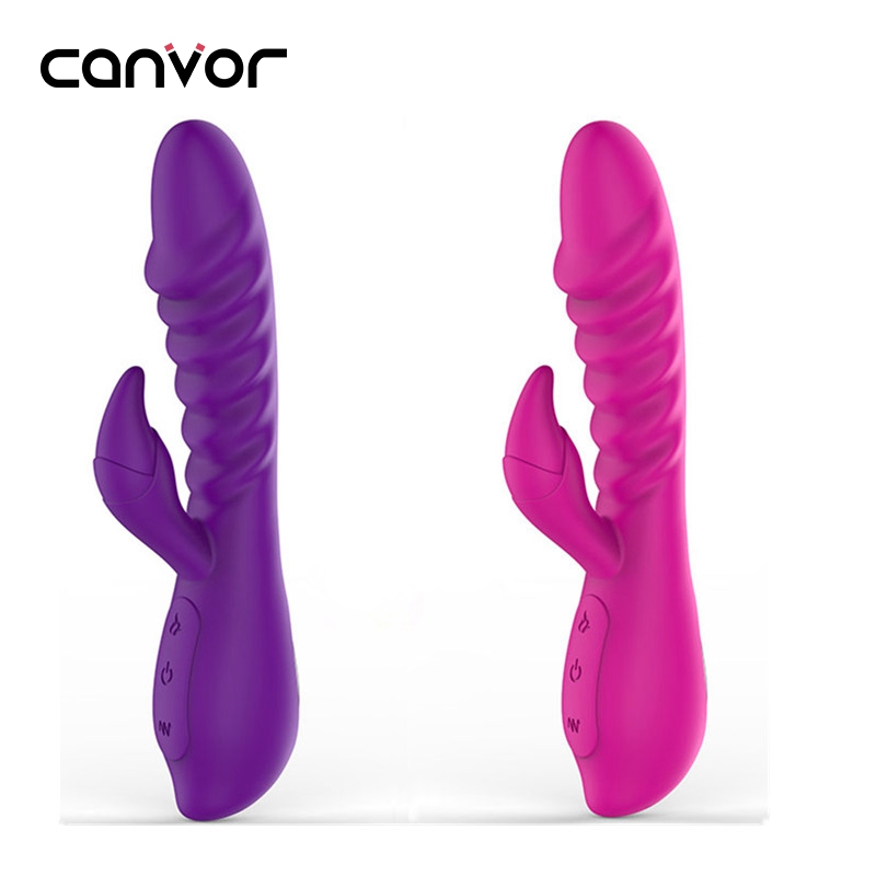 VIBRADOR PREMIUM CALIDO, 7 FRECUENCIAS,CARGA USB. CANVOR- CAV027