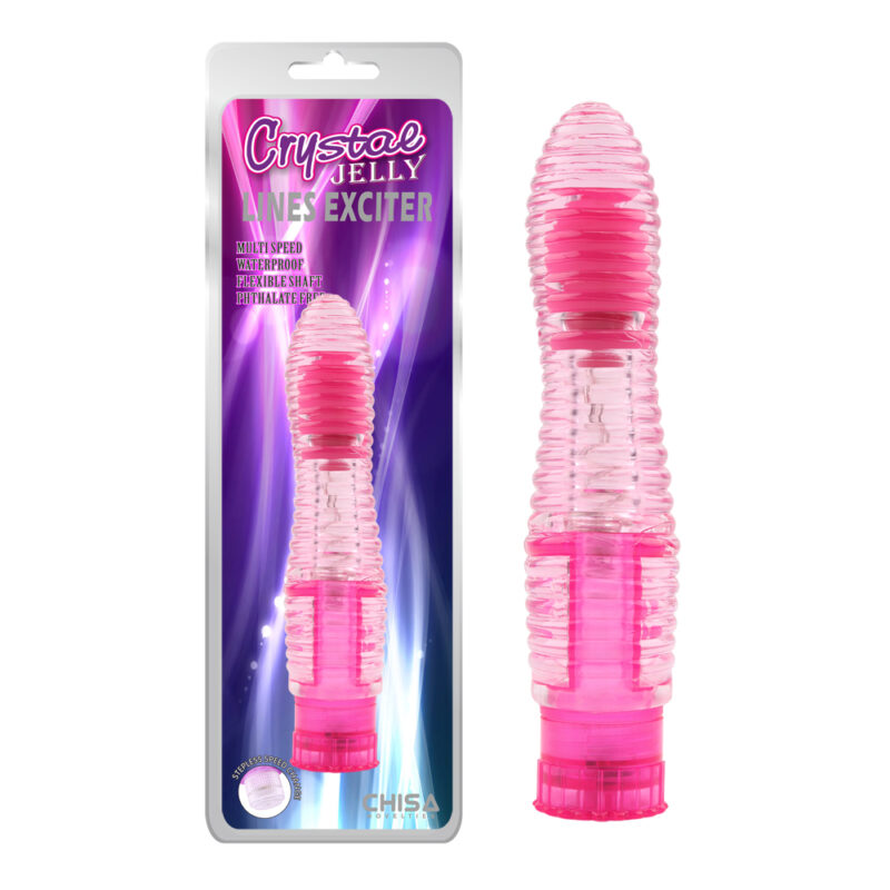 DILDO VIBRADOR LINESEXCITER CRYSTALJELLY CN-131820136