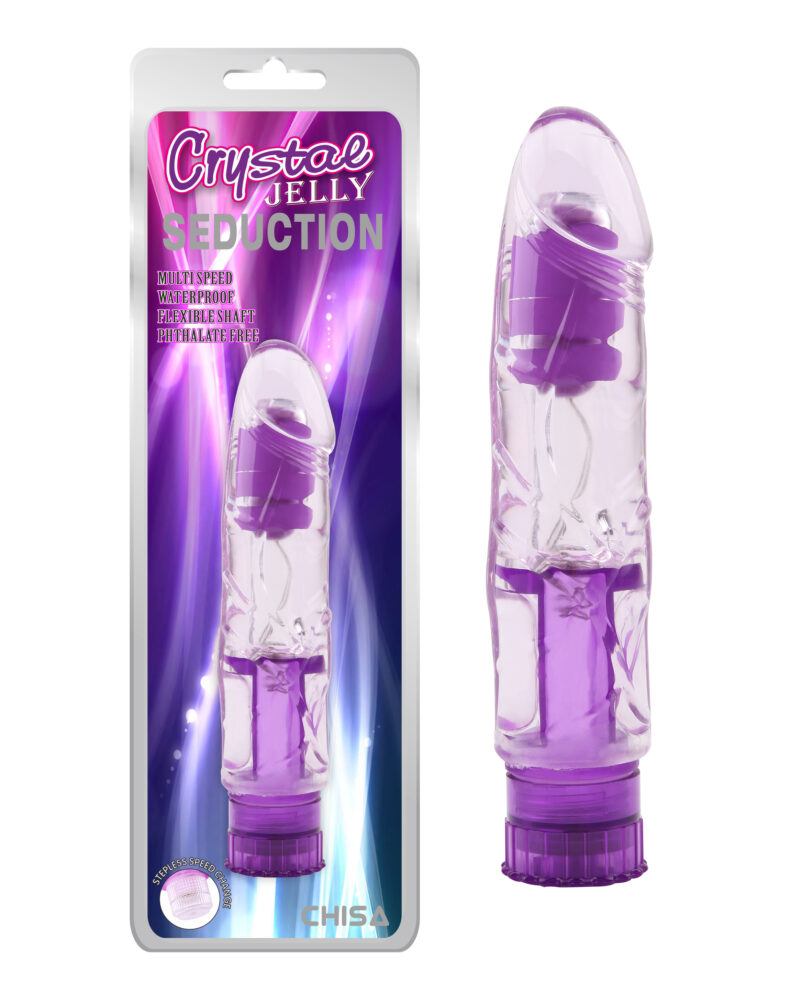 DILDO VIBRADOR SEDUCTION CRYSTALJELLY CN-131815395