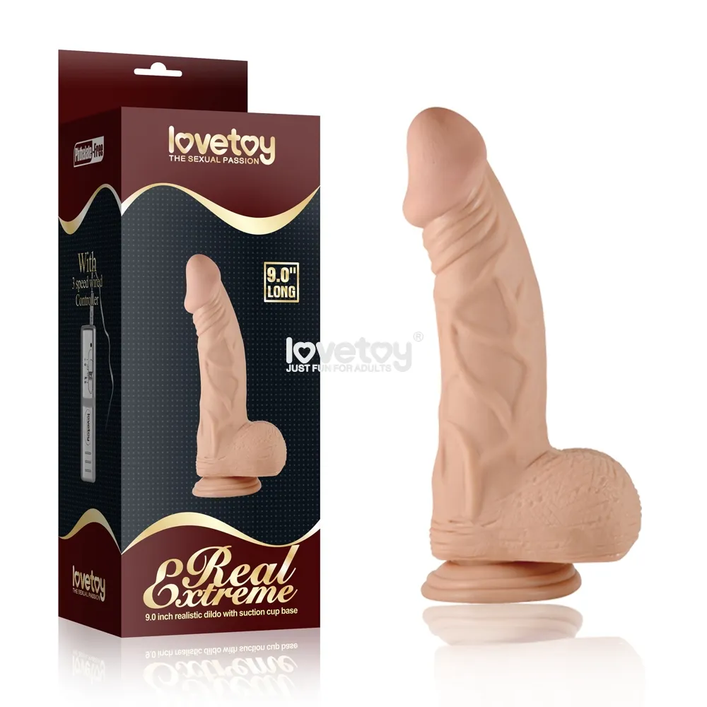 DILDO REAL EXTREME LOVETOY 23CM 350043F