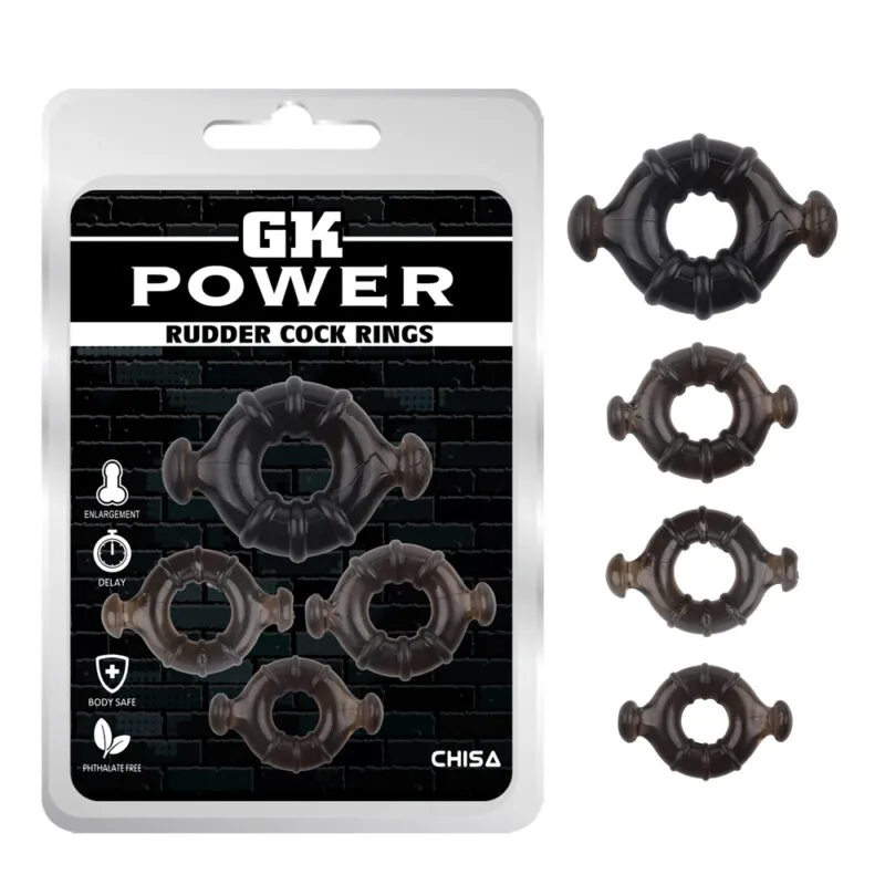 KIT 4 ANILLO PARA PENE GKPOWER CHISA CN-370332163