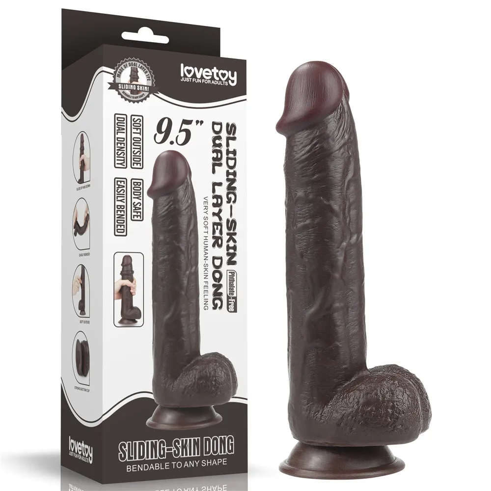 DILDO REALISTA MASTURBABLE DONG 21CM LOVETOY LV317014