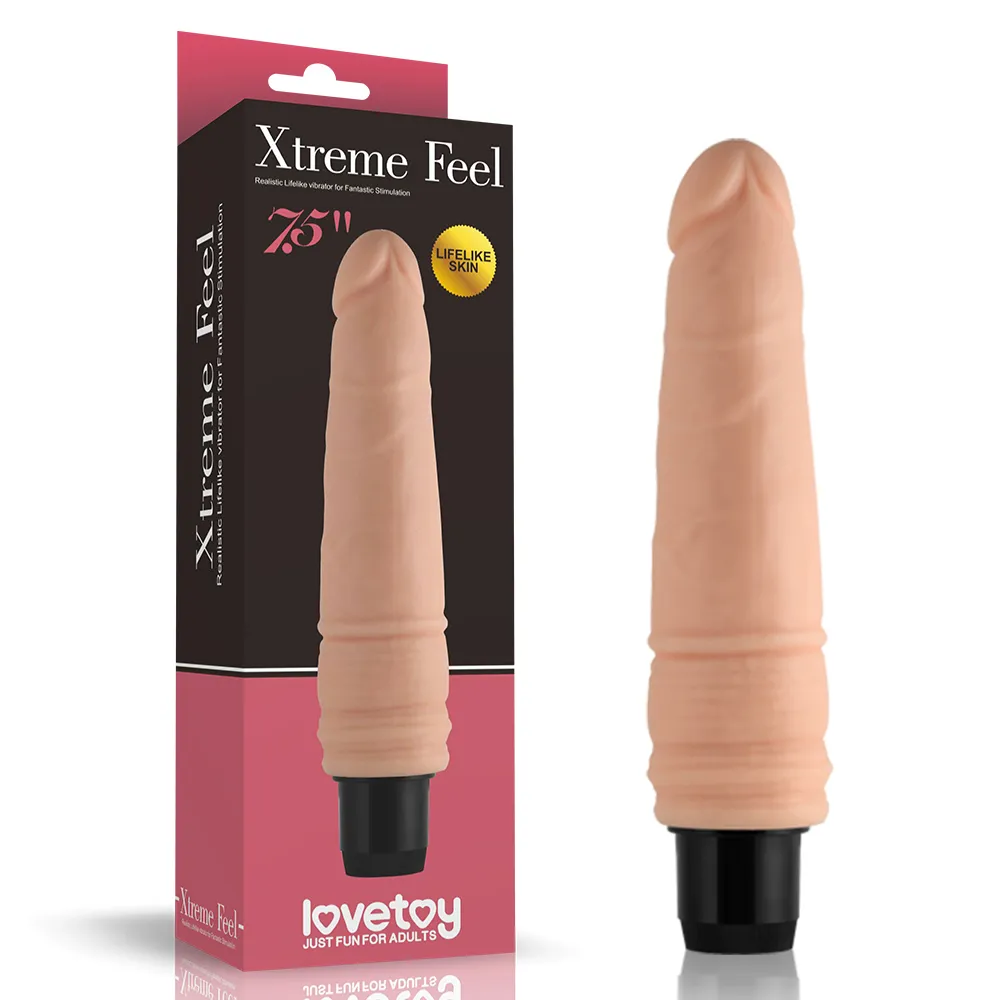 DILDO VIBRADOR REAL FEEL 19CM LOVETOY LV1001