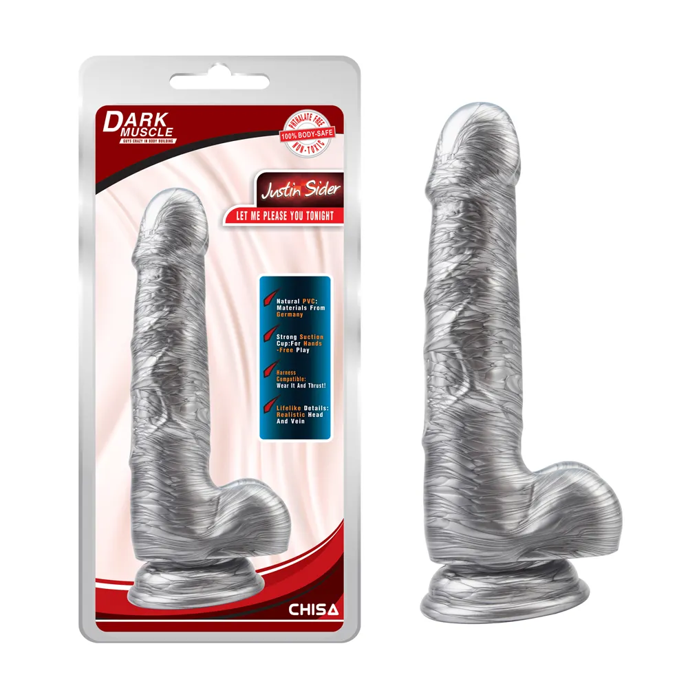 DILDO CON VENTOSA JUSTIN 19CM CHISACN-711758840