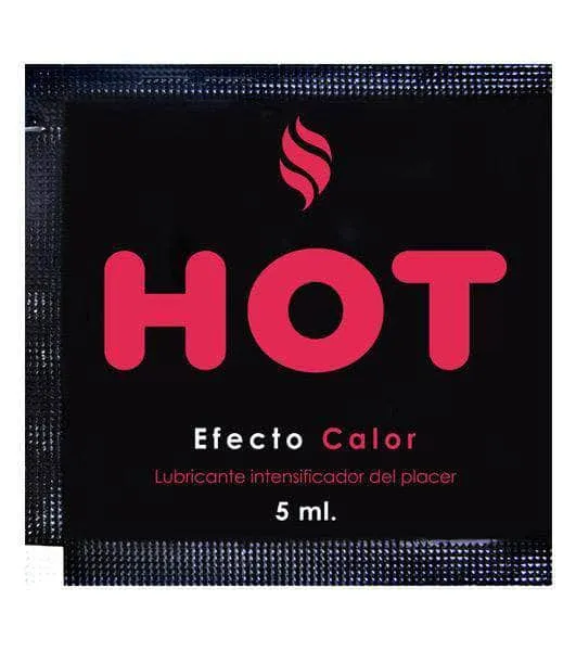 LUBRICANTE HOT EFECTO CALOR SACHET 5 ML