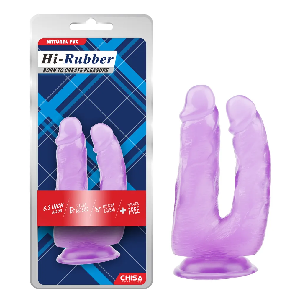 DILDO DOBLE JOON D. HI-RUBBER 18-16 CM CHISA CN-711914371