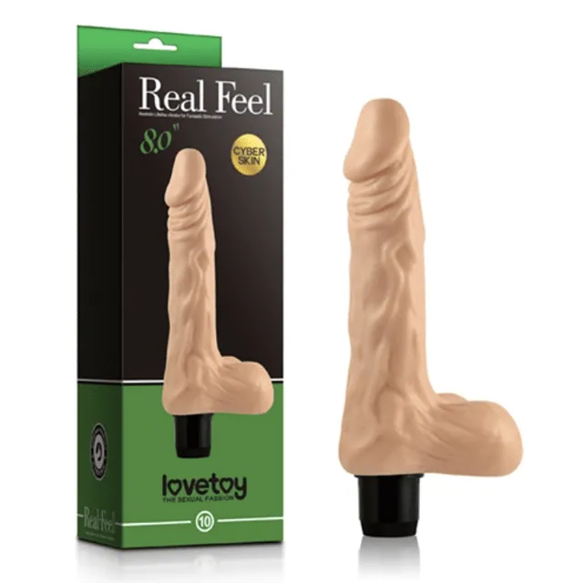 DILDO VIBRADOR REAL FEEL 20CM LOVETOY LV1009