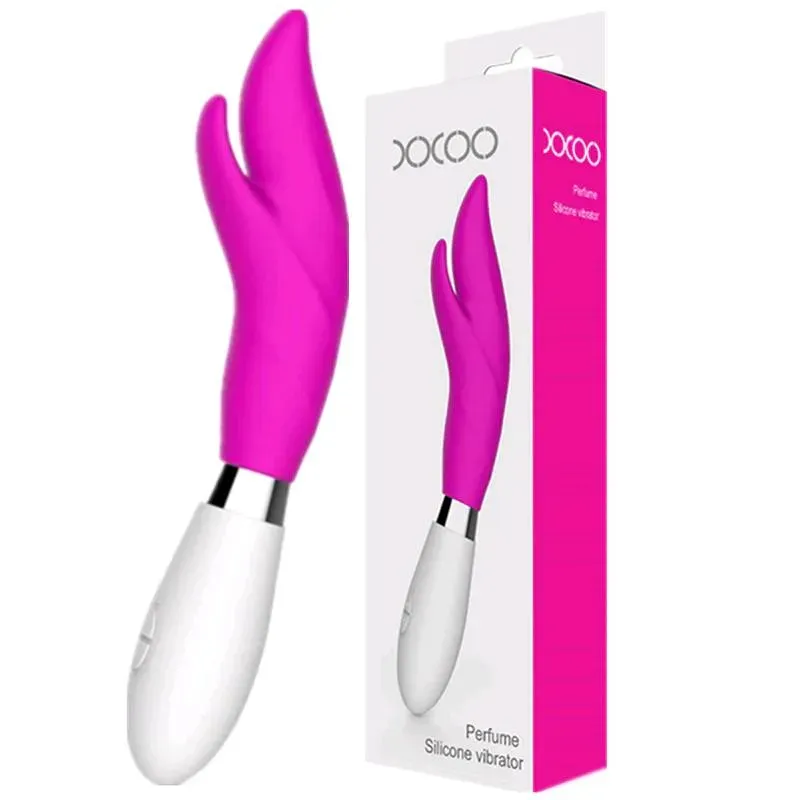 VIBRADOR CON ESTIMULADOR PUNTO G 10 FRECUENCIAS. DOCOO - VV063