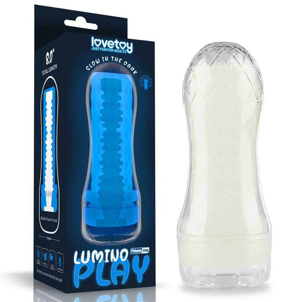  MASTURBADOR MASCULINO LUMINISCENTE LUMINO LOVETOY LV342035