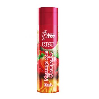 GEL CALIENTE FRUTILLA CON CHAMPAGNE FOR SEXY 15 ML