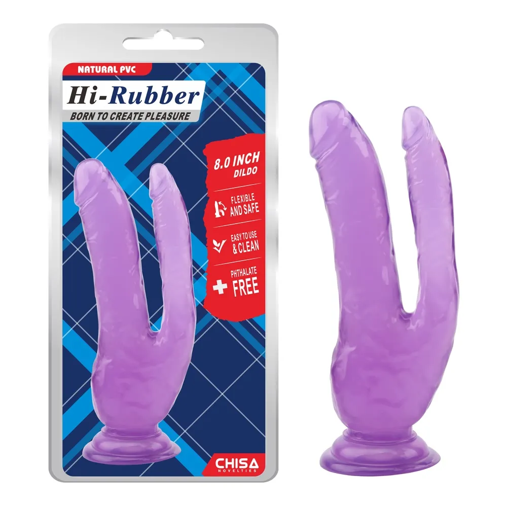 DILDO DOBLE BEOM HI-RUBBER 12-11CM CHISA CN-711916421