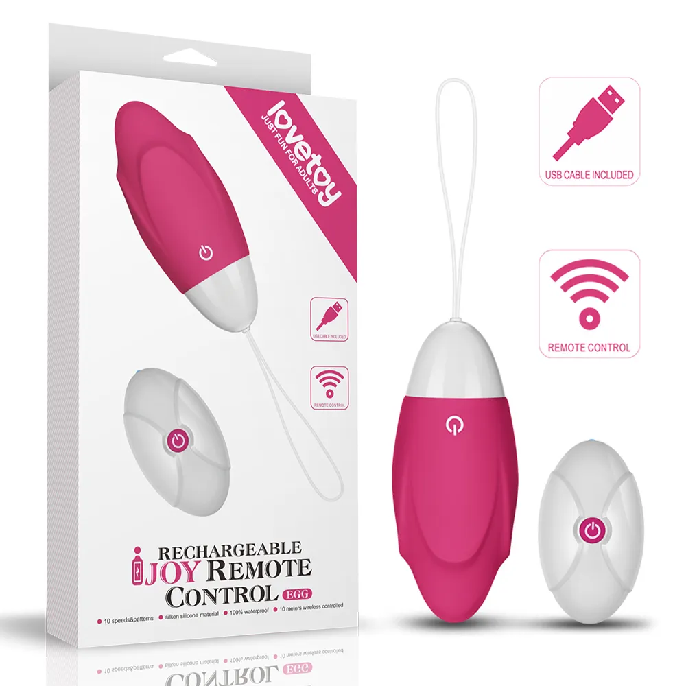 HUEVO VIBRADOR A CONTROL ROSE LOVETOY LV1566PK