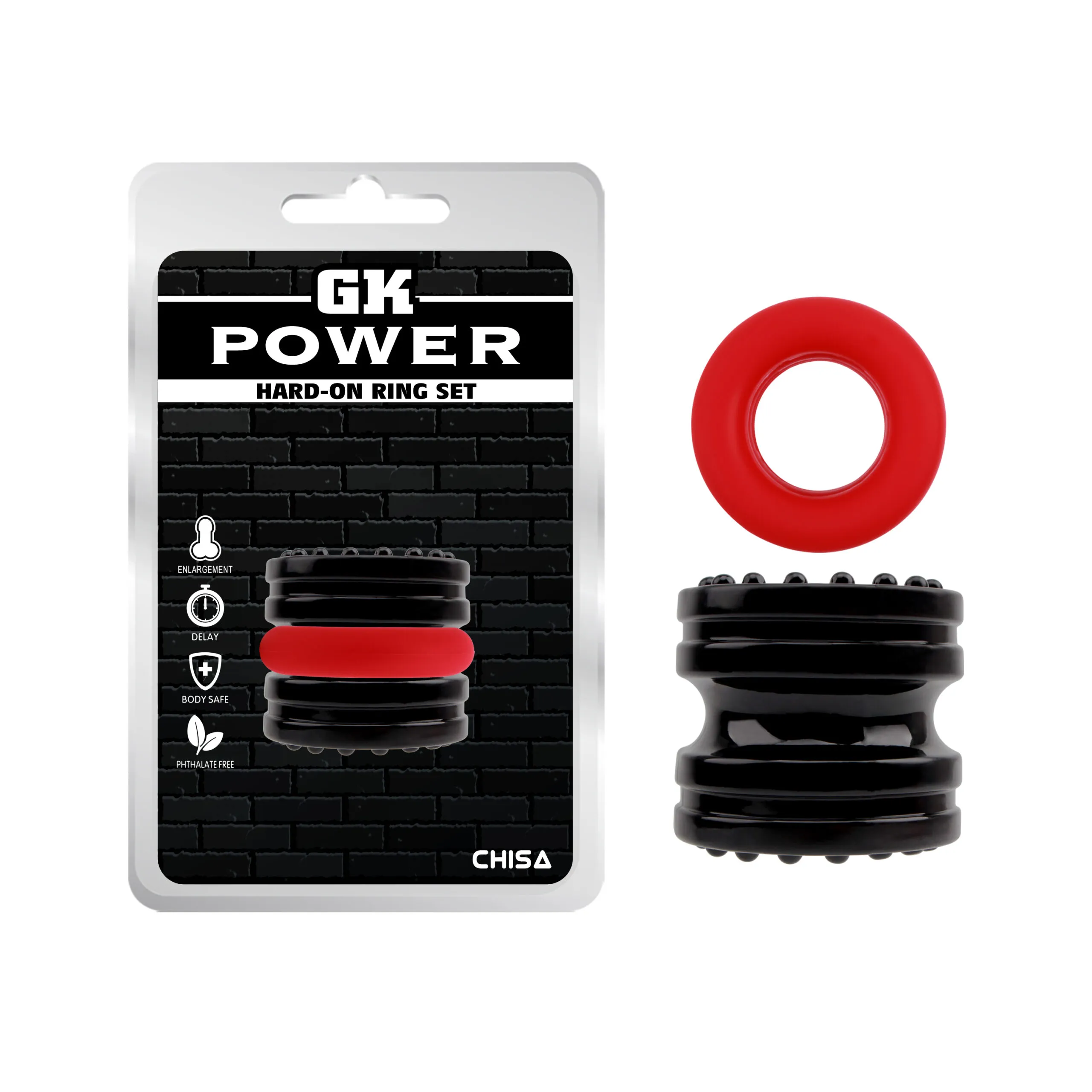 ANILLO PARA PENE DOBLE REFUERZO GKPOWER CHISA CN-370377302