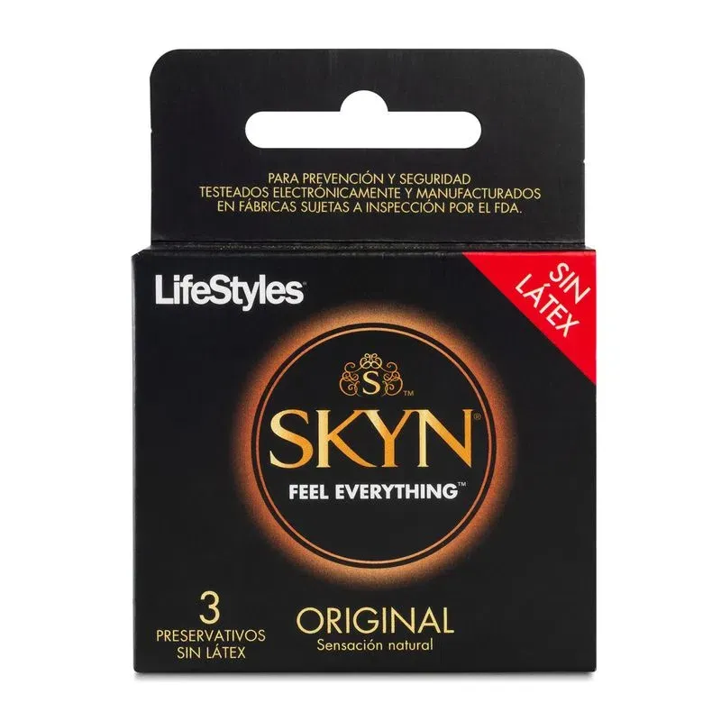 SKYN ORIGINAL - CONDÓN SIN LATEX LUBRICADO 3 PIEZAS