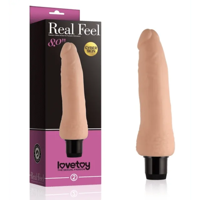  DILDO VIBRADOR REAL FEEL 20CM LOVETOY LV1002